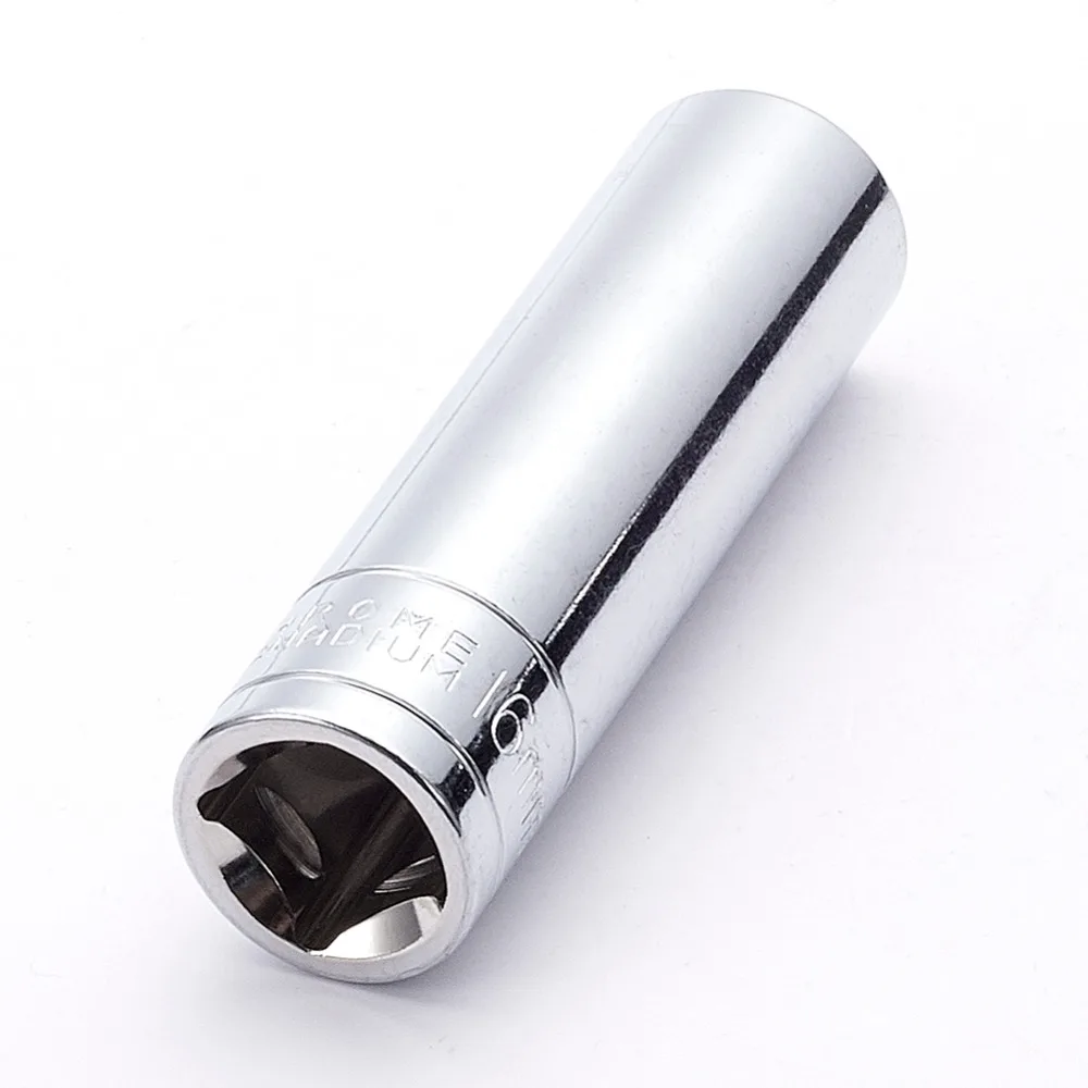 Utoolmart 1/2 привод 6 точечный мост гайка с шестигранной головкой хром-ванадиевой Сталь метрических 78 мм Общая Длина 8 мм-24 мм шестигранный сливового цвета с длинным рукавом