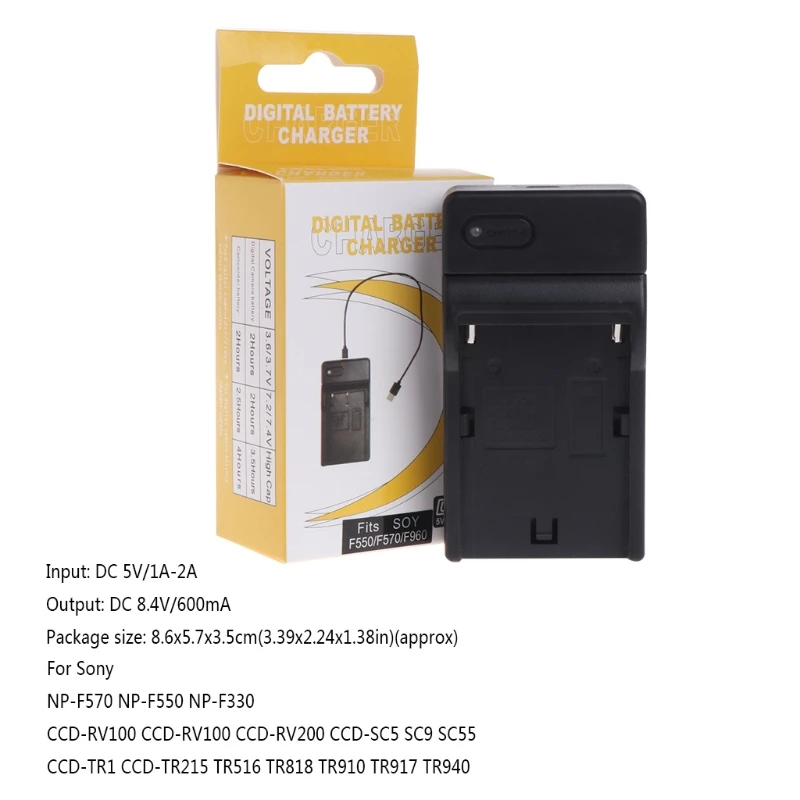 USB зарядное устройство для Sony NP F550 F570 F770 F960 F970 FM50 F330 F930 камера|Зарядные устройства|