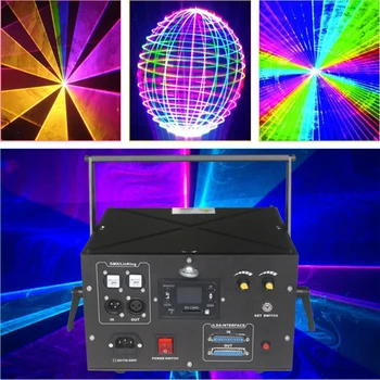 

Free Shipping 4.5W RGB Disco Pub Animation Laser Projector/Dj Music Bar Animation Laser Projector/Stage Show Animation Laser