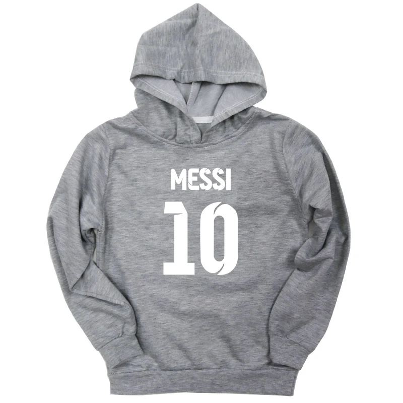 Hip Hop MESSi Hoodie for Kids Argentina Jersey Unsex MESSi Streetwear for Teenager Sports Coat Casual O-Neck Sweatshirt - Цвет: 6