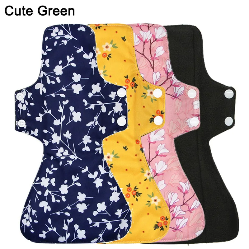 Night Use Heave Flow Reusable Menstrual Pad Waterproof PUL Feminine Hygiene Panty Liner Bamboo Charcoal Washable Sanitary Napkin | Мать и