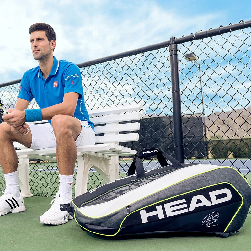 Мужская сумка для теннисной ракетки, теннисный мяч, рюкзак Max для 6 Ракеток, ракетки, спортивные, Ограниченный Тип