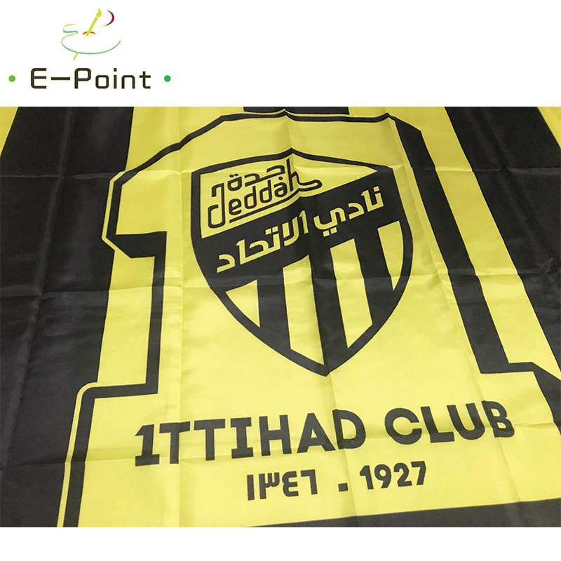 Флаг Саудовской Аравии SPL Al-Ittihad FC 3 фута* 5 футов(90*150 см) размер рождественские украшения для домашнего флага баннер подарки