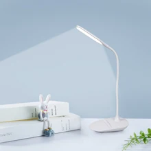 Светодиодный настольный светильник с сенсорным управлением, 3 режима яркости, забота о глазах, Светодиодный настольный светильник с usb зарядным портом, держатель для телефона для гостиной