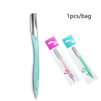 

1Pcs Portable Eyebrow Trimmer Hair Remover Set Women Face Razor Eyebrow Trimmers Blades Shaver For Makeup Cosmetic Kit