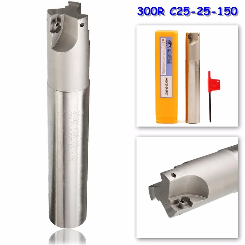 300R держатель фрезерного инструмента Для APMT1135 Фрезерный резак C25-25-150 вставка токарный держатель инструмента сверлильный брусок