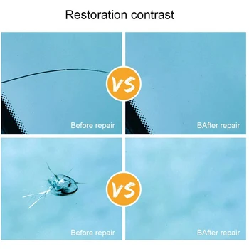 

Window Glass Scratch Crack 3ml Resin DIY Repair Tools Kit Restore Car Windshield for Outdoor Personal Car Parts Decoration