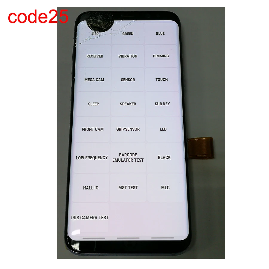 JPFix применимо к S8+ экран в сборе с рамкой и небольшой точкой взрывающаяся изогнутая поверхность для удаления lcd