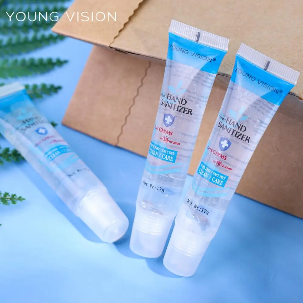 YOUNG VISION hand sanitizer gel hidroalcoholico mini size 17g 70% alcohol wash free hand care gel antibacterial hand gel MN161 YOUNG VISION hand sanitizer gel hidroalcoholico mini size 17g 70% alcohol wash free hand care gel antibacterial hand gel MN161