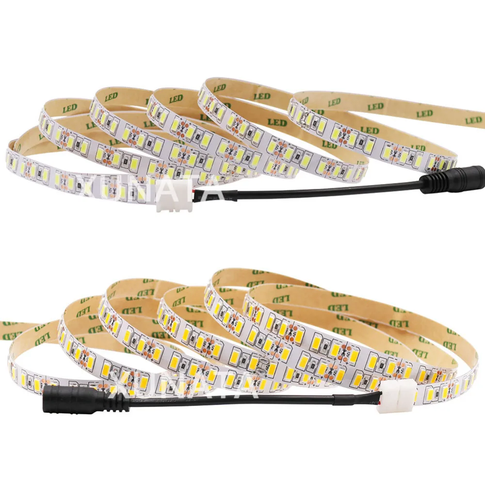 DC12V SMD 5630 светодиодный полосы света 300 светодиодный s 1200 светодиодный s гибкий светодиодный свет ленты IP65 Водонепроницаемый светодиодный свет полосы м, 1 м, 2 м, 3 м, 4 м, 5 м, 50 см