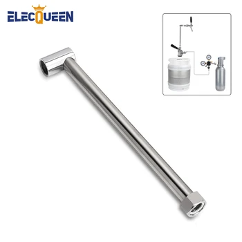 

Vertical Beer Tap Pole Keg Coupler Adapter Conversion Kit,Kegerator Tap Dispenser with G5/8 Thread Simple Beer Tower Column Tube