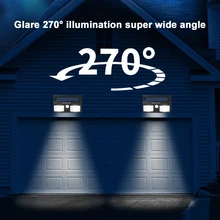 Уличный светильник с датчиком движения, светильник с управлением, экологичный светильник для дорожки, настенный светильник на солнечной батарее, 60LED, 8 Вт, для дома, для улицы, водонепроницаемый