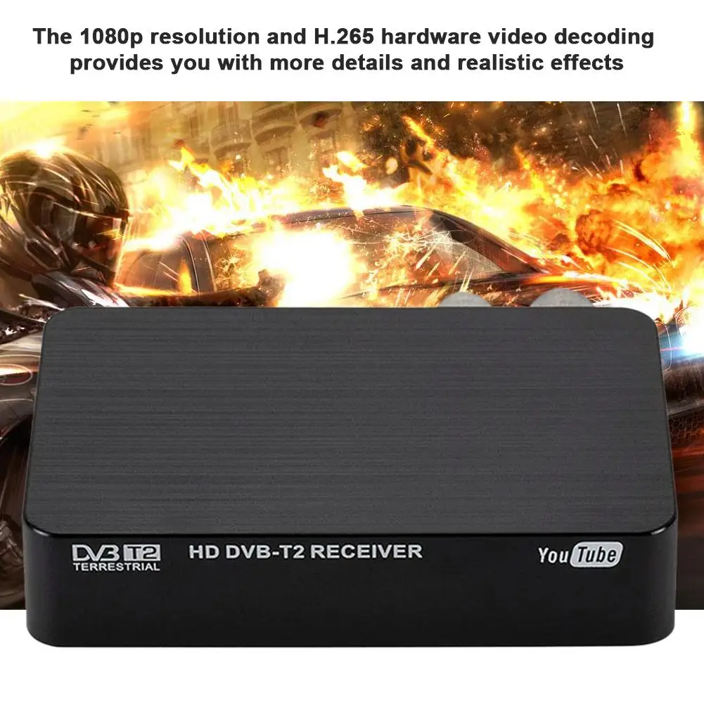 4K Ultra HD 1080P цифровой DVB-T2 ТВ-приставка Мини Многофункциональный ТВ-приёмник телеприставка медиаплеер для PVR TIMESHIFT