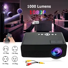 Портативный 7000 люмен HD 1080P 3D мультимедийный проектор светодиодный домашний кинотеатр HDMI USB Система домашнего кинотеатра