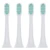 ally For Xiaomi Mijia T300 T500 Sonic Electric Toothbrush Heads Ultrasonic 3D Oral Whitening High-density Replacement Heads