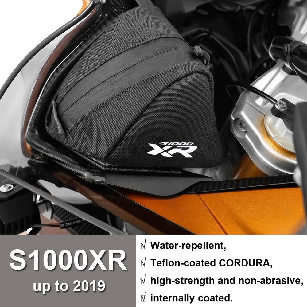 New Waterproof Cockpit Bags Fairing Bags Side Left and Right Repair Toolbox Storage Bag Frame Package For S1000XR Up to 2019 black moto left right side battery fairing cover for yamaha xv700 750 1000 1100 virago 1984 up motorcycle accessories