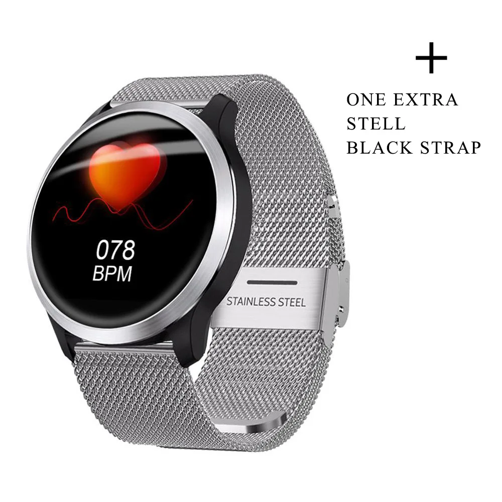 Silver2 Torntisc ECG+ PPG Smart Watch Men IP68 Waterproof Sport Watch Heart Rate Monitor Blood Pressure Smartwatch For The Aged - Цвет: Silver2