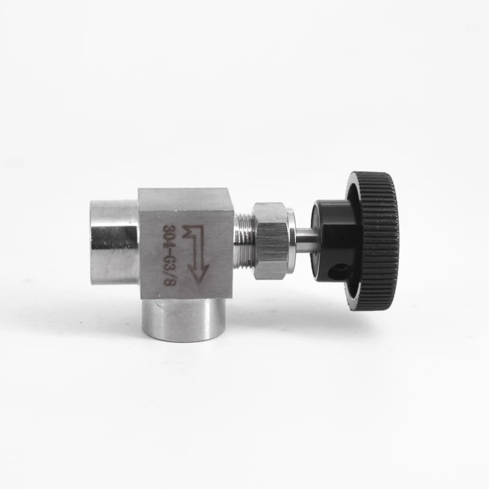 1/8 &quot1/4&quot 3/8 &quot1/2&quot BSP NPT Женский угловой игольчатый клапан кран локоть 304
