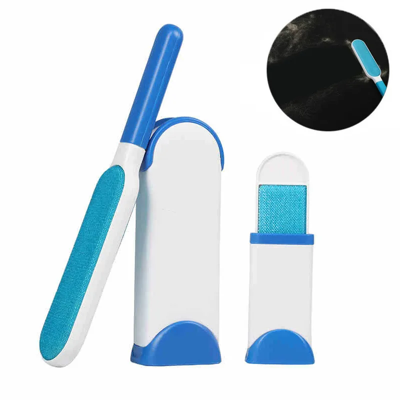 Compra Cepillo para eliminar el pelo de mascotas, dispositivo portátil de pasta de pelo para perros y gatos, cepillo de limpieza, removedor de pelusas, 3 uds. GmJA5e0XB