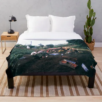

All Season Printed flanelle Blanket Super Soft Cozy Throw Blanket Seasonal Strawberry Pickers Taking A Break