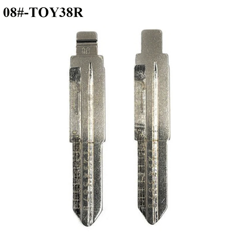 TOY38R 08 # шкала для автомобильного ключа с гравировкой линия резки зубцов без