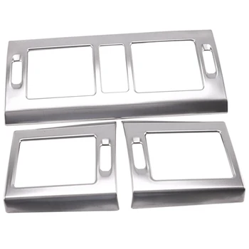 

Car Silver Stainless Steel Air Conditioning Vent Outlet Panel Cover Trim for Mercedes Benz X204 GLK 2008-12