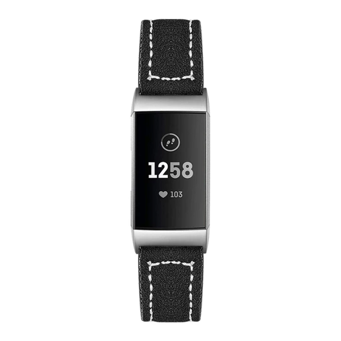 Кожаные Смарт-часы ремешок запасной браслет ремешок для FitbitCharge 3 NC99