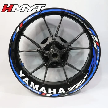 

For Yamaha R1 r1m motorcycle modified wheel hub sticker waterproof reflective wheel rim Decal color wheel edge strip