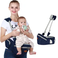 Переноска для ребенка с регулируемым ремнем для ношения на бедрах с сумкой для хранения 70-118 см, поясной ремень для ребенка