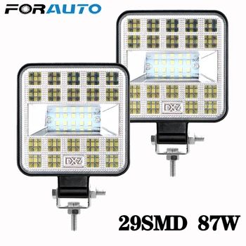 

87W LED 3inch Work Light for Truck 4x4 Tractor Boat Atv Spot Flood Led Light 12V 24V Bar OffRoad Car Driving Fog Light