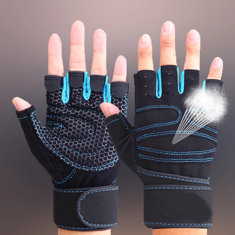 10 пар крепких фитнес-перчаток power Luvas fitness Academy Guantes защитные перчатки для кроссфита вес перчаток Размер M X L - Цвет: Синий