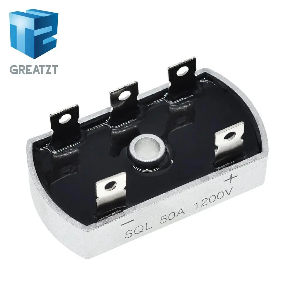 50A 1200V Aluminum Metal Case 3 Phase Diode Bridge Rectifier 50Amp SQL50A Module
