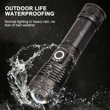 

26650/16850/3*AAA Battery Waterproof Super Bright P50 Light 5 Modes Glare Led Flashlight High Power Torch