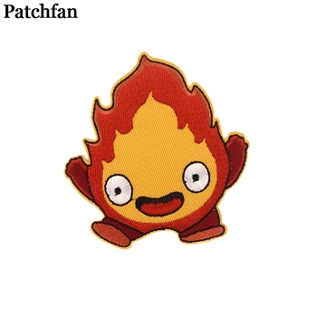 

20pcs/lot Patchfan cartoon Iron on patches clothing embroideried Patchwork custom badges wholesale A2276