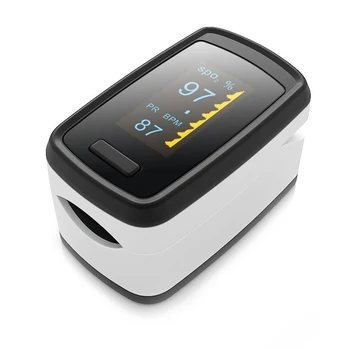 

OLED Display Blood Oxygen Sensor Digital Fingertip Pulse Oximeter Finger Saturation SpO2 Heart Rate Monitor Meter Pulsioximetro