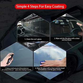 

Car Rainproof Windshield Glass Coating Water Rain Repellent Universal Super Spray High Quality