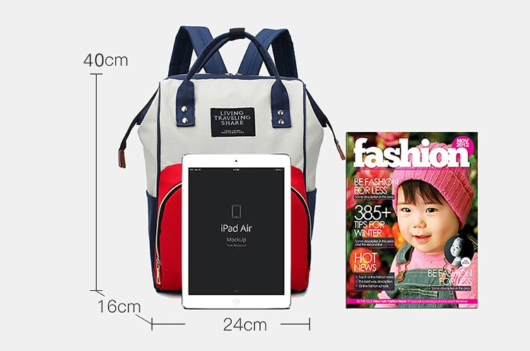 Fashion Mummy Diaper Bag Large Capacity Pregnant Women Travel Shopping Nursing Storage Bag for Baby Care Women's Fashion Bag