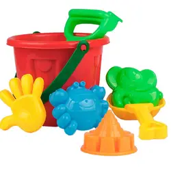 YK – ensemble de jouets de plage pour enfants, 7 pièces, seau, pelle, moule, râteau, jeu de plein air, 2022 