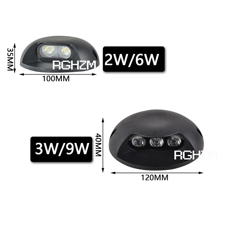 IP68 Waterproof 2W 3W 6W 9W LED Underground Light Outdoor Ground Garden Path Floor Buried Yard Spot Landscape DC12V AC85V-265V led underground light