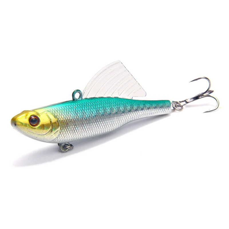  1pcs/Winter fishing Full swimming layer pencil hard bait17g/6.5cm Artificial Crank bait Wobbler Rot
