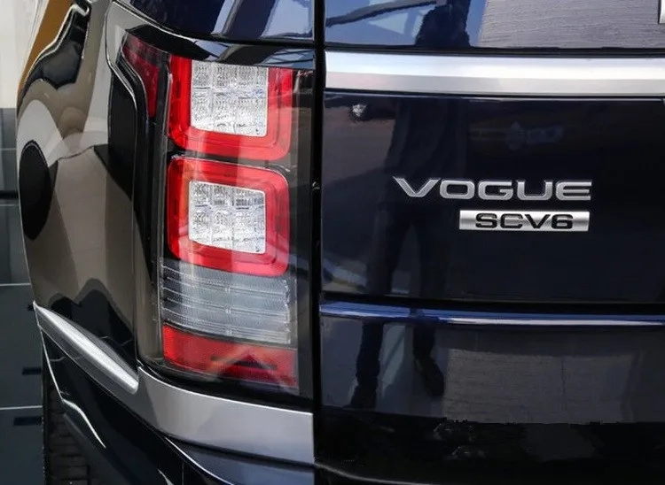 L SDV8 SCV6 Эмблема письмо бар для Range Rover VOGUE VOGUESE Расширенный Executive Edition автомобиля боковой край эмблема на багажник Стайлинг наклейка
