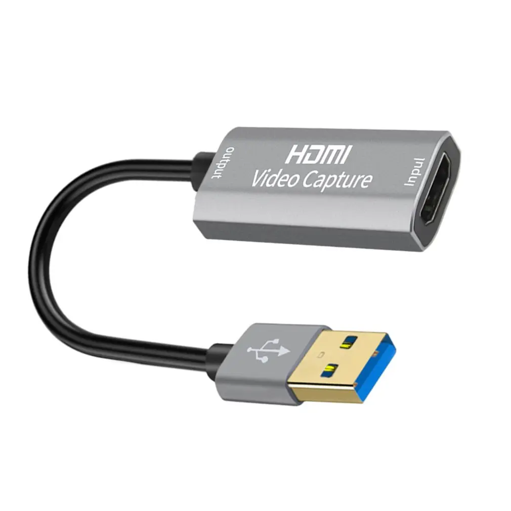 Tarjeta de captura de vídeo USB 3,0 a 1080P 4K HDMI vídeo registro caja para Macbook PS4 PC DVD juegos grabación de la Cámara de Streaming en directo