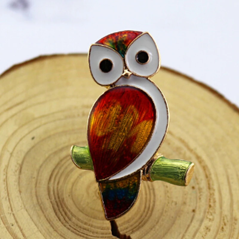 Креативный металлический сплав популярная новая Ретро Индивидуальность милый темперамент женская брошь на булавке декоративная брошь сова