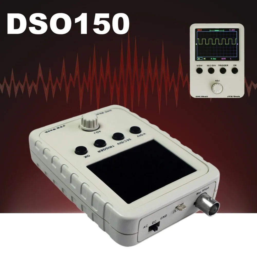 DSO150 цифровой осциллограф Osciloscopio Hantek ocaloscopio Osiloscopio логический анализатор oszilloscop DIY обучающий комплект