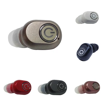 

P10 + mini Bluetooth Headset Earphone Mini 4.1 In-Ear Stealth Headphones Stereo Universal gray