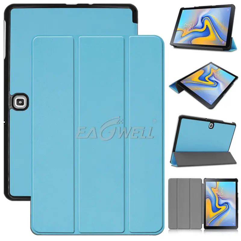 Трехслойный чехол-подставка из искусственной кожи для Samsung Galaxy Tab Advanced 2 10," SM-T583 чехол противоударный ультратонкий планшет
