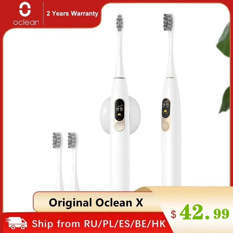 Ультразвуковая электрическая зубная щетка глобальная версия Oclean X цветной
