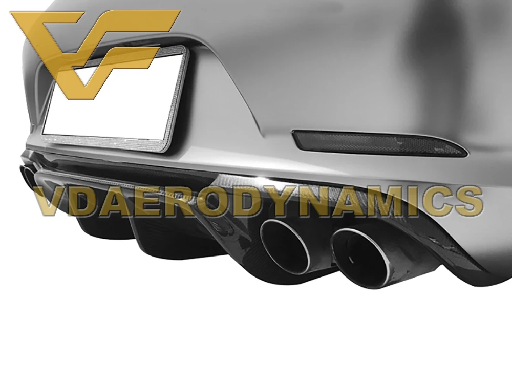 Подходит для 11-14 991 991,1 Porsche 911 Carrera S 4 4S VAD-V комплект из углеродного волокна для всего тела передняя губа задняя губа диффузор боковые юбки
