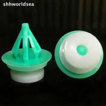 

Shhworldsea 100pcs Free Shipping POM White & Green Trim Panel Retainer Land Rover For 7703077354
