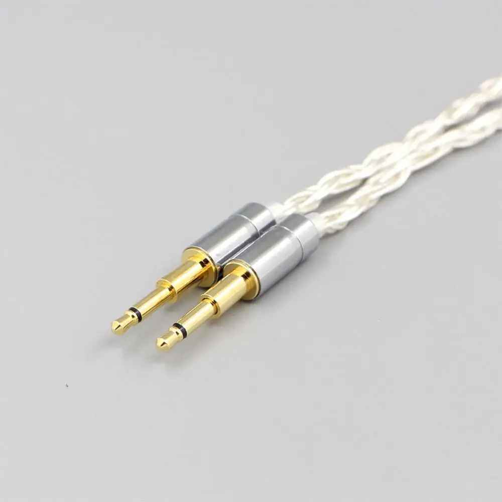 LN007051 16 Core OCC Silver Plated Headphone Cable For Hifiman HE560 HE 350 HE1000 V2 Headphone 2 5mm pin